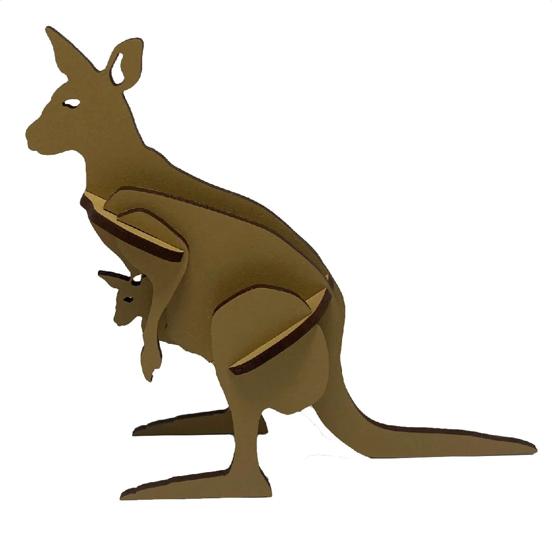 Kangaroo and Joey A5 Wooden Kit - Good Games