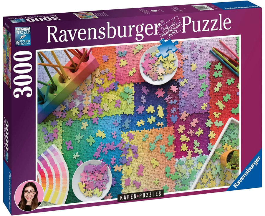 Ravensburger - Puzzles on Puzzles 3000 Piece Jigsaw - Good Games
