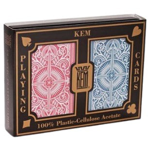 Kem Arrow Red/Blue Narrow Standard Playing Cards - Good Games