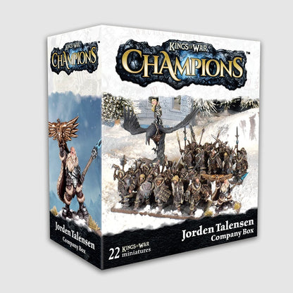 Mantic Games Kings of War - Champions Jorden Talensen Company Box - Good Games