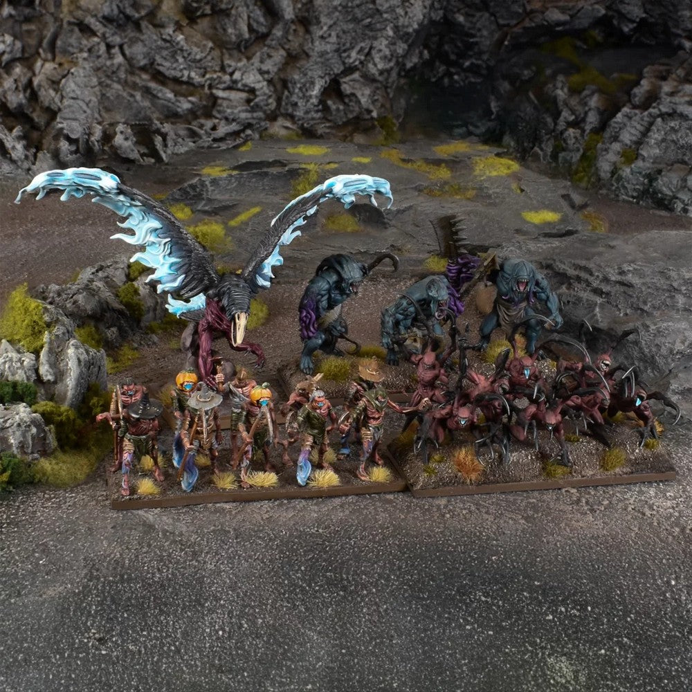 Mantic Games - Kings of War Champions: The Void Talon Company Box Miniatures (MGKWNS107) - Good Games