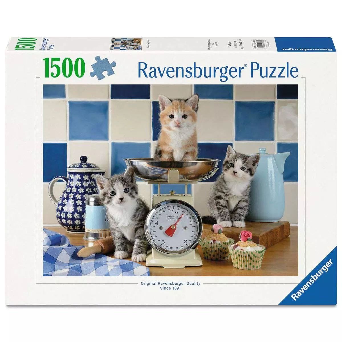 Ravensburger - Kittens in the Kitchen 1500 Piece Jigsaw