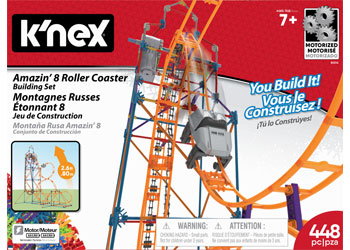 knex - Amazin 8 Roller Coaster 448 Pieces
