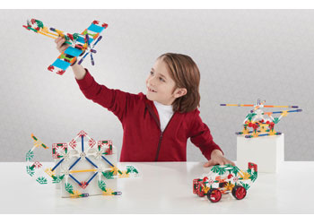 knex - Beginner Builds 141 pieces 40 builds