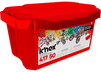 knex - Creation Zone Tub 417 Pieces 50 Builds