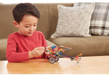 knex - Creation Zone Tub 417 Pieces 50 Builds