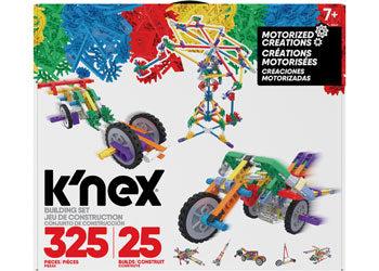 knex - Motorized Creations 325 Pieces 25 Builds
