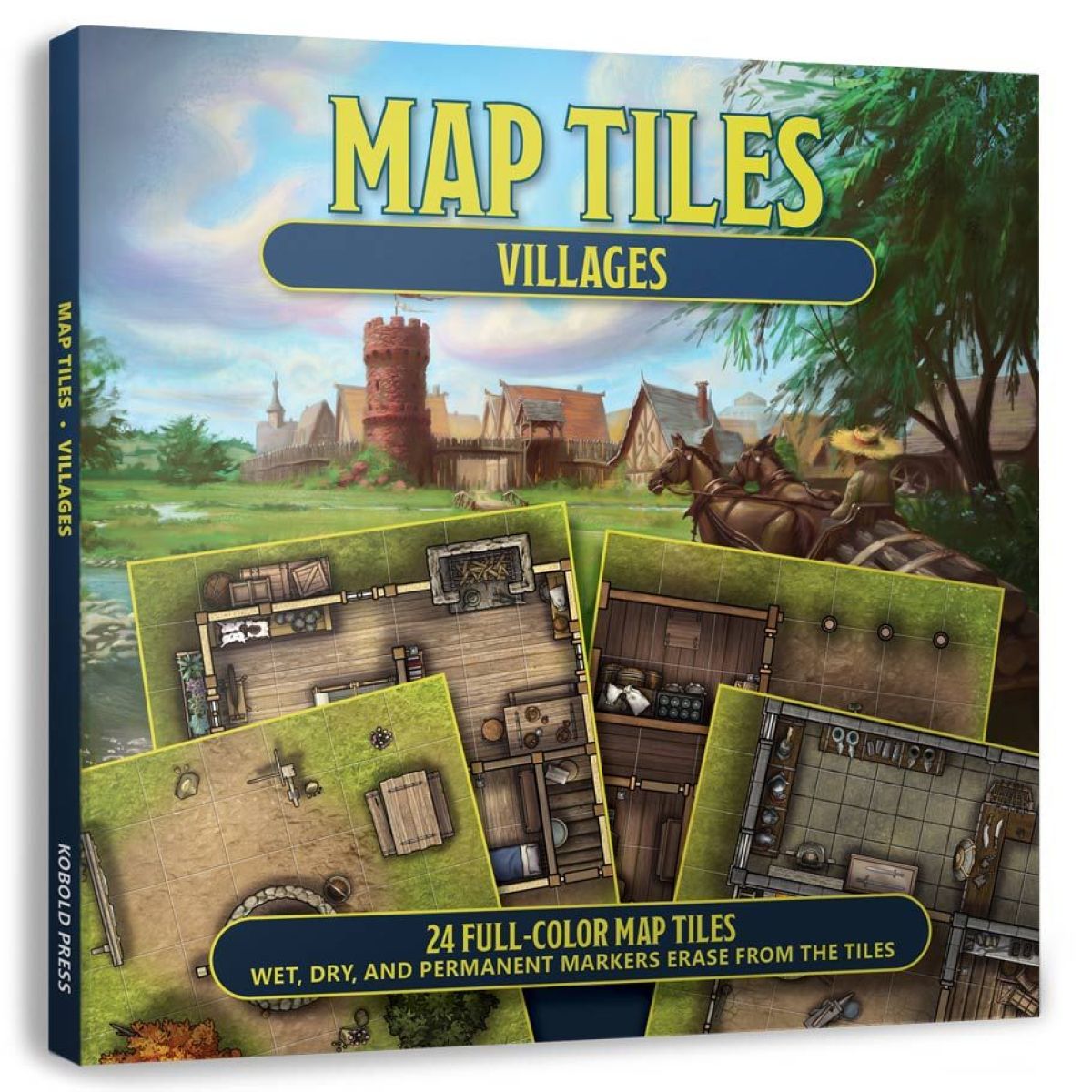 Kobold Press: Map Tiles: Villages - Preorder - Good Games