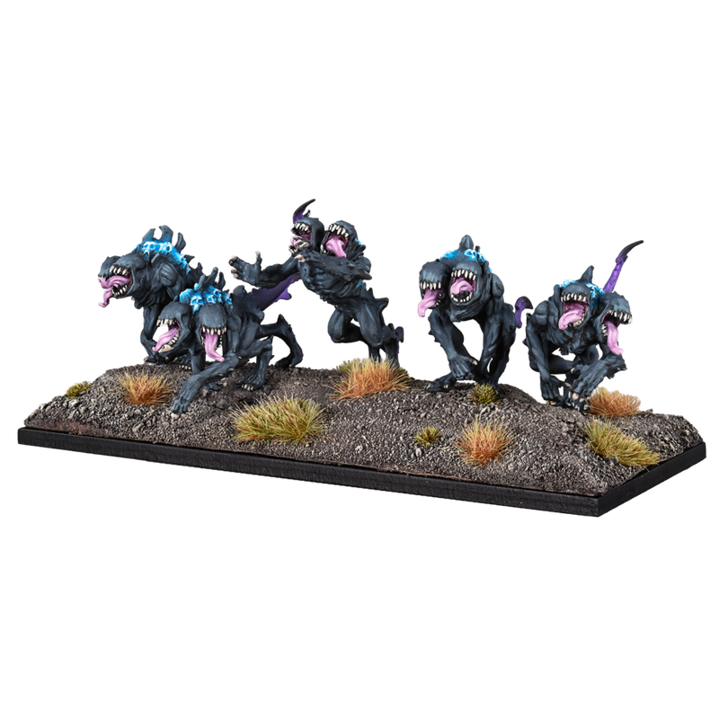 Kings of War Nightstalker Shadowhound Troop miniature troop on base