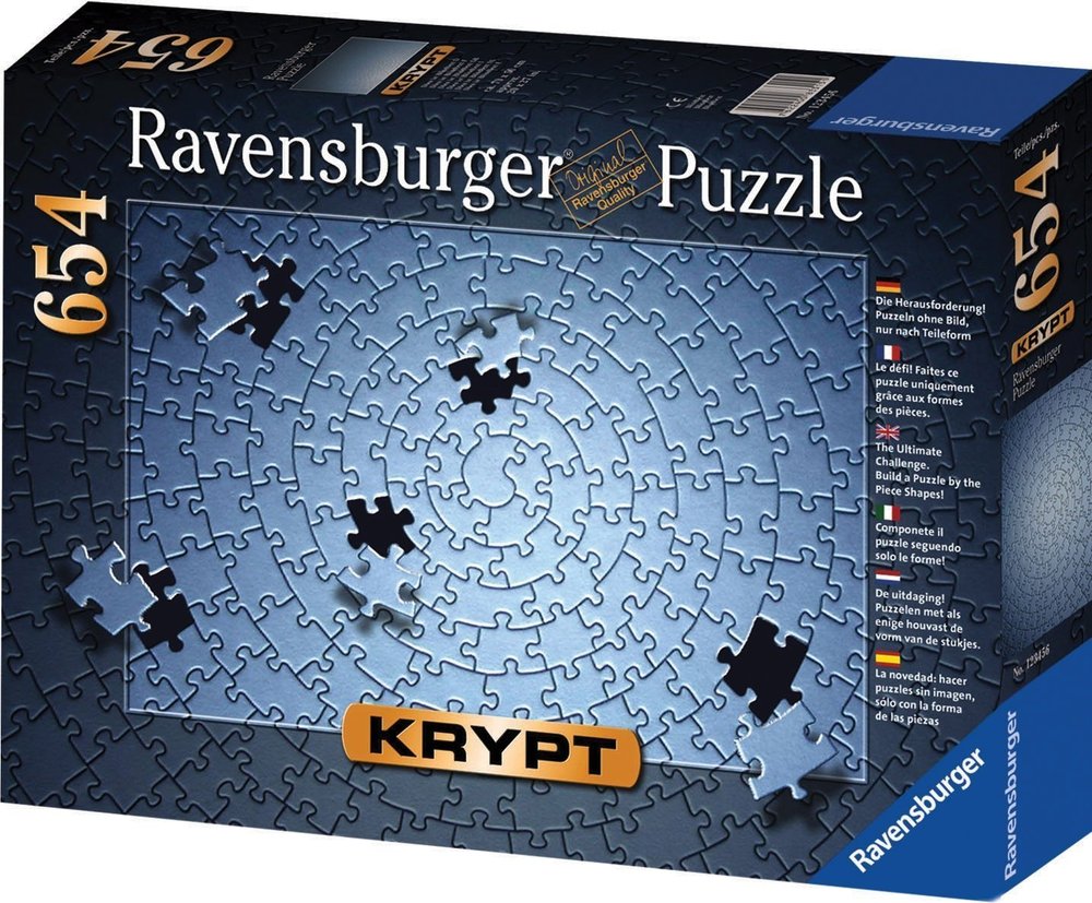 Ravensburger - Krypt Silver Spiral - 654 Piece Jigsaw - Good Games