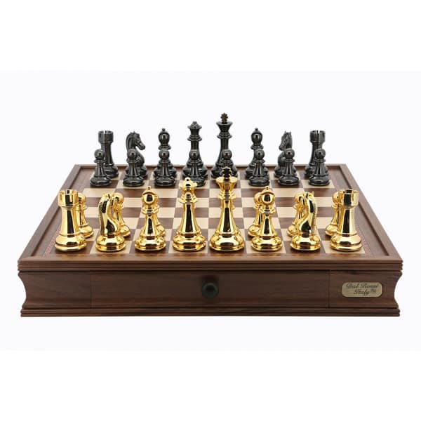 Dal Rossi Italy Gold & Silver Chess Set 20inch - Good Games