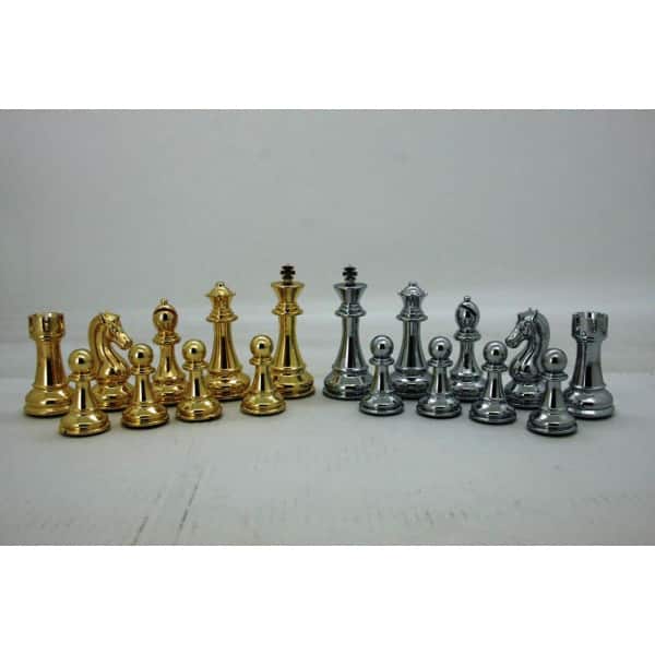 Dal Rossi Italy Gold &amp; Silver Chess Set 20inch