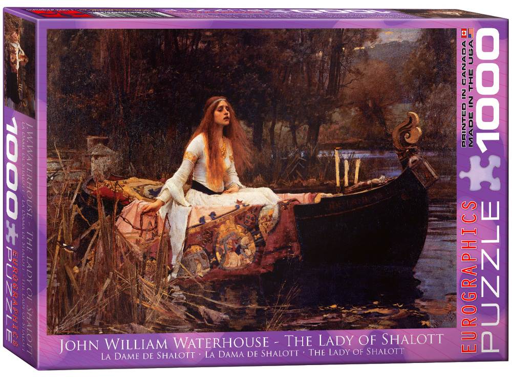 Eurographics - Lady Of Shalott 1000 Piece Jigsaw - Good Games
