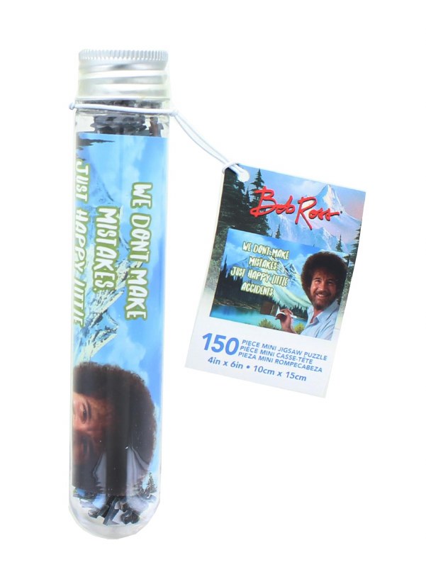 Aquarius - Bob Ross Mini Tube Puzzle 150 Piece Jigsaw - Good Games