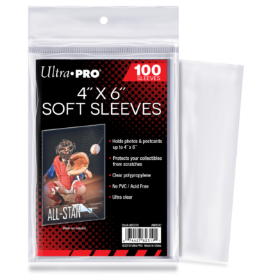 Ultra Pro Card Sleeves 4 x 6 Sleeves - Good Games