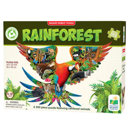 Wildlife World – Rainforest Puzzle (200pcs) - Good Games