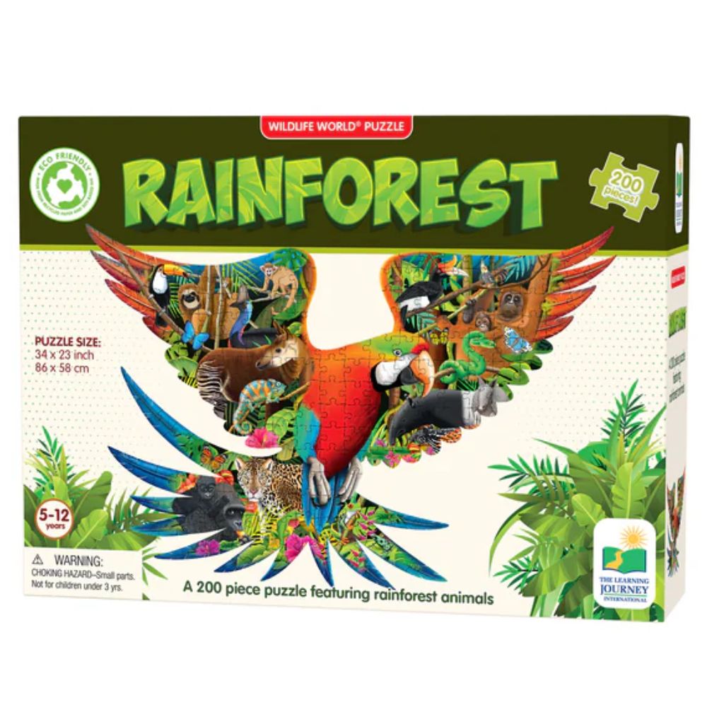 Wildlife World – Rainforest Puzzle (200pcs)