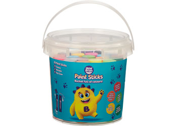 Little Brian Paint Sticks - Bucket Assorted 20 Pack