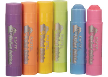Little Brian Paint Sticks - Pastel 6 Pack