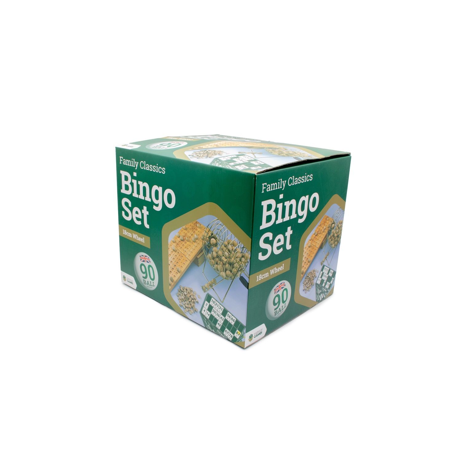 Lets Play Games - Classics Bingo Set 18cm - English Edition: 90 Balls - Good Games