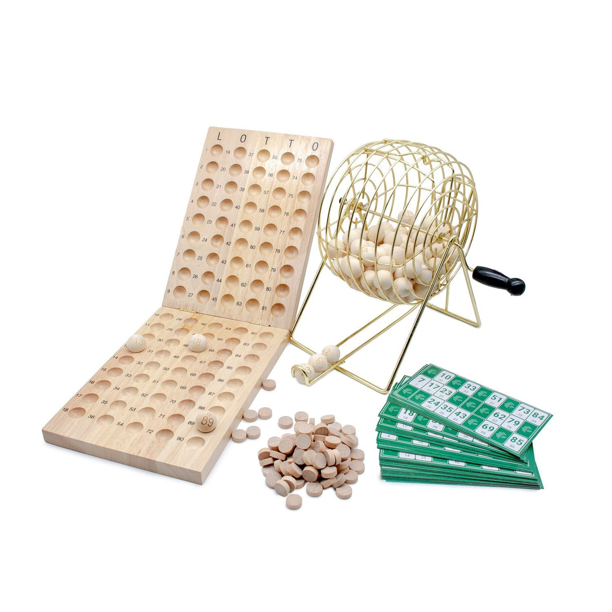 Lets Play Games - Classics Bingo Set 18cm - English Edition: 90 Balls
