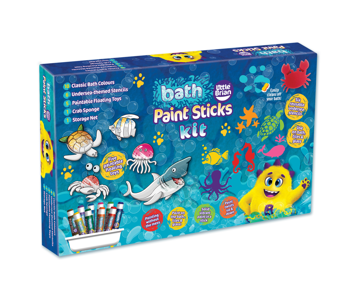 Little Brian Paint Sticks - Bath Paint Sticks Kit
