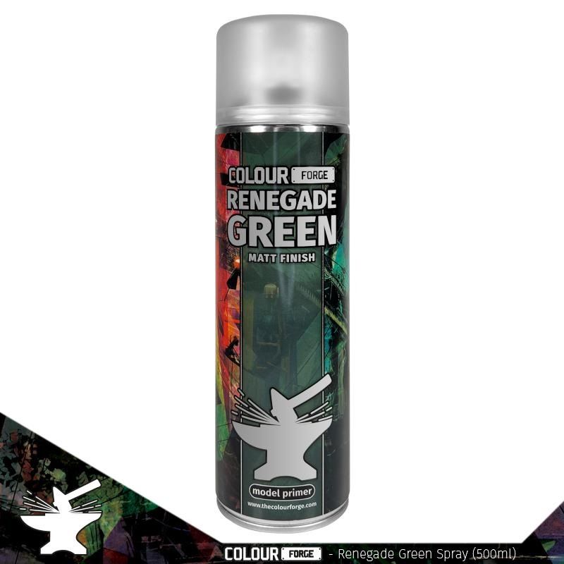 Colour Forge Spray Primer - Renegade Green - Good Games