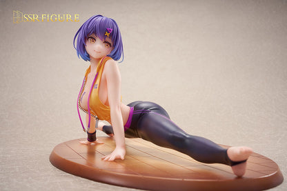 Side view of SSR Yura: Split Version highlighting translucent skirt and outfit design