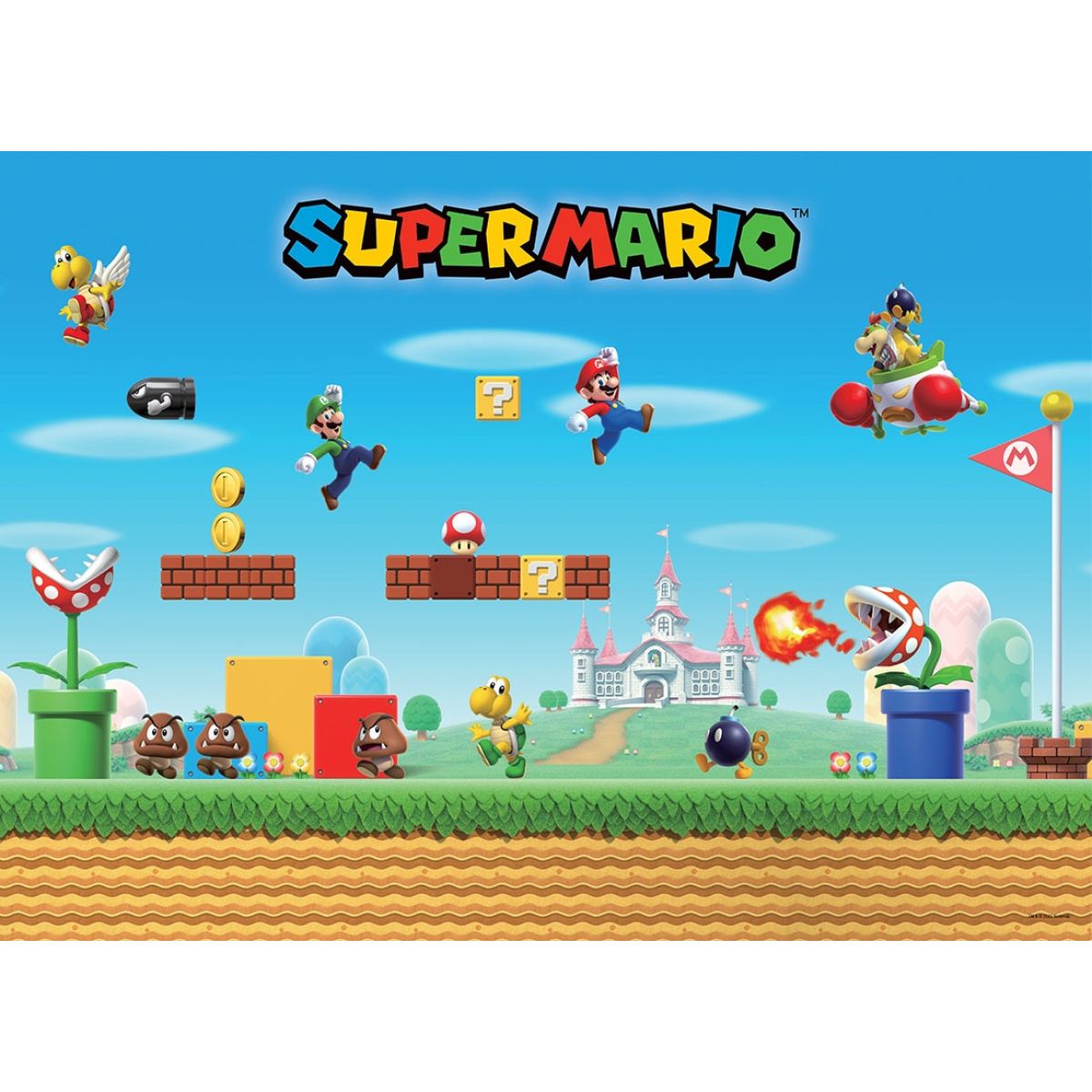 Super Mario Mayhem - 1000 Pieces Puzzle