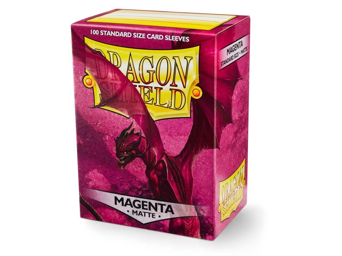 Dragon Shield - Standard Matte Sleeves (100) - Magenta