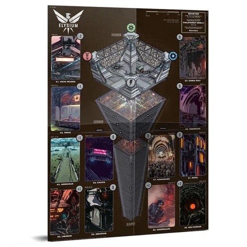 Mutant Year Zero RPG - Elysium Map (Preorder) - Good Games