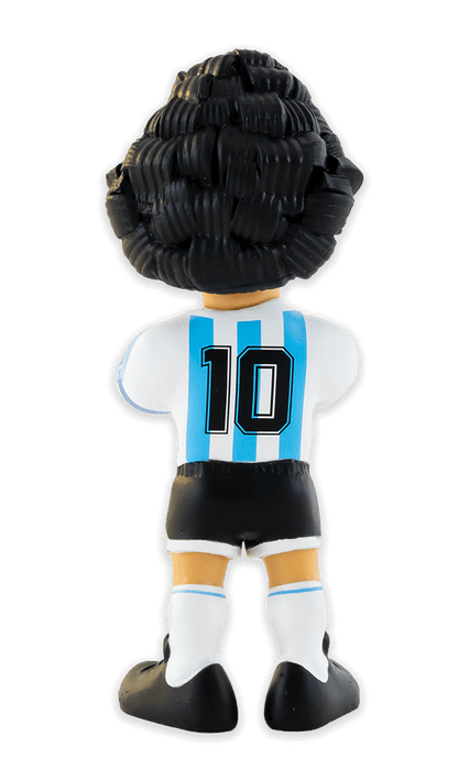 Back view of Minix Maradona showing hair and jersey number