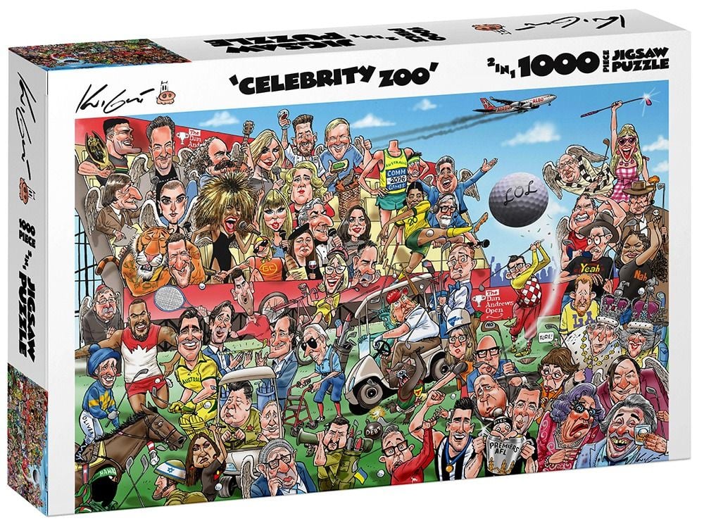 Whos Who in the Celebrity Zoo 1000 Piece Jigsaw - Good Games