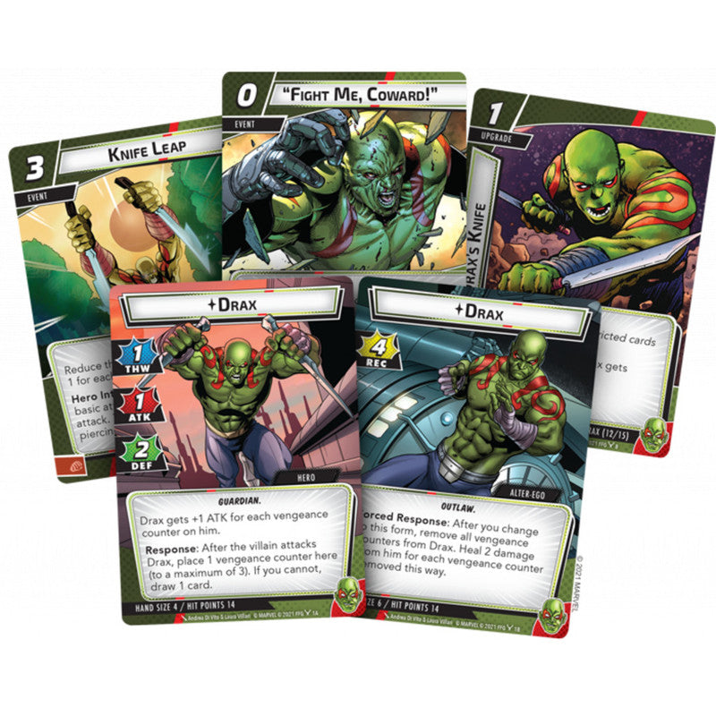 Fantasy Flight Games Marvel Champions: The Card Game - Drax Hero Pack - Good Games