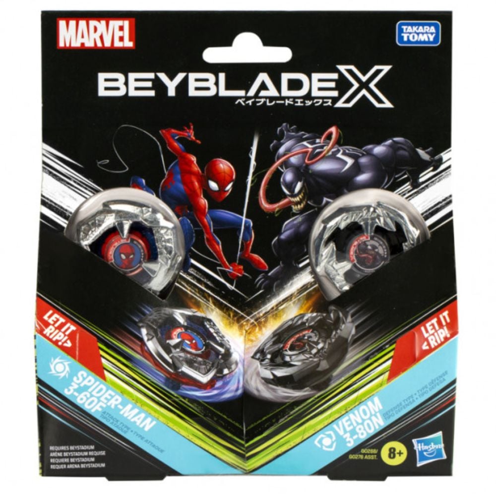 Beyblade X - Spiderman 3-60F + Venom 3-80N - Good Games