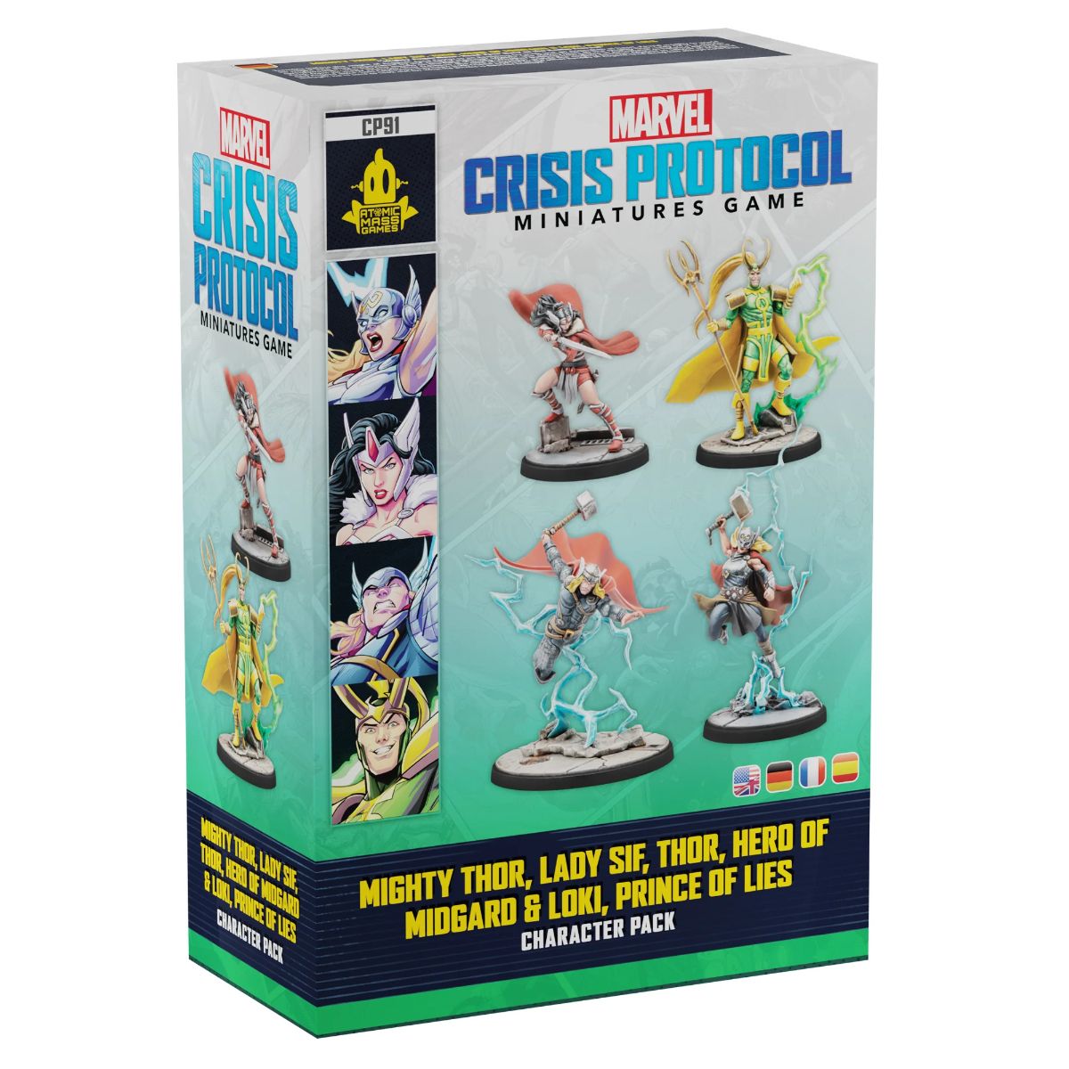 Marvel: Crisis Protocol - Mighty Thor, Lady Sif, Classic Thor, and Classic Loki - Good Games