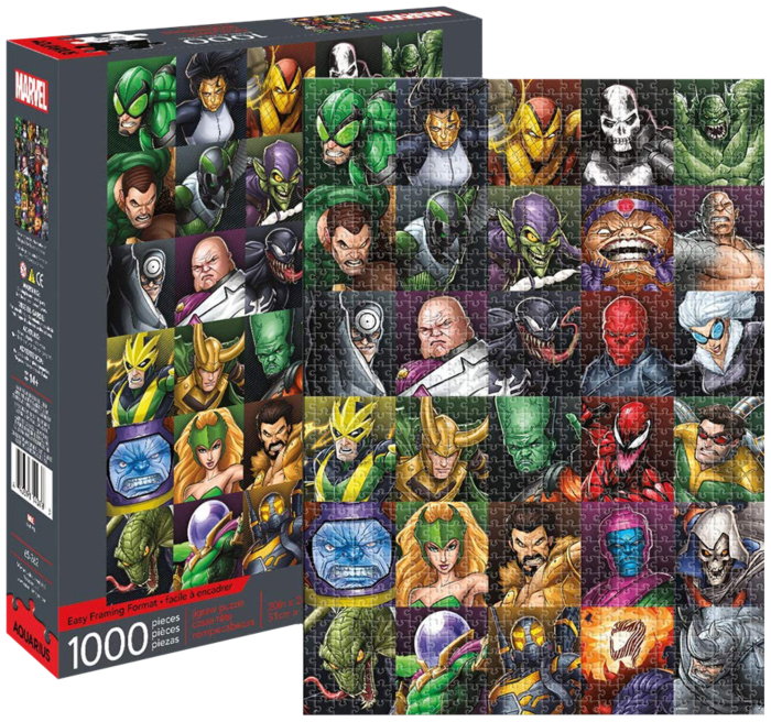 Marvel - Villains Collage 1000 Piece Jigsaw Puzzle - Good Games