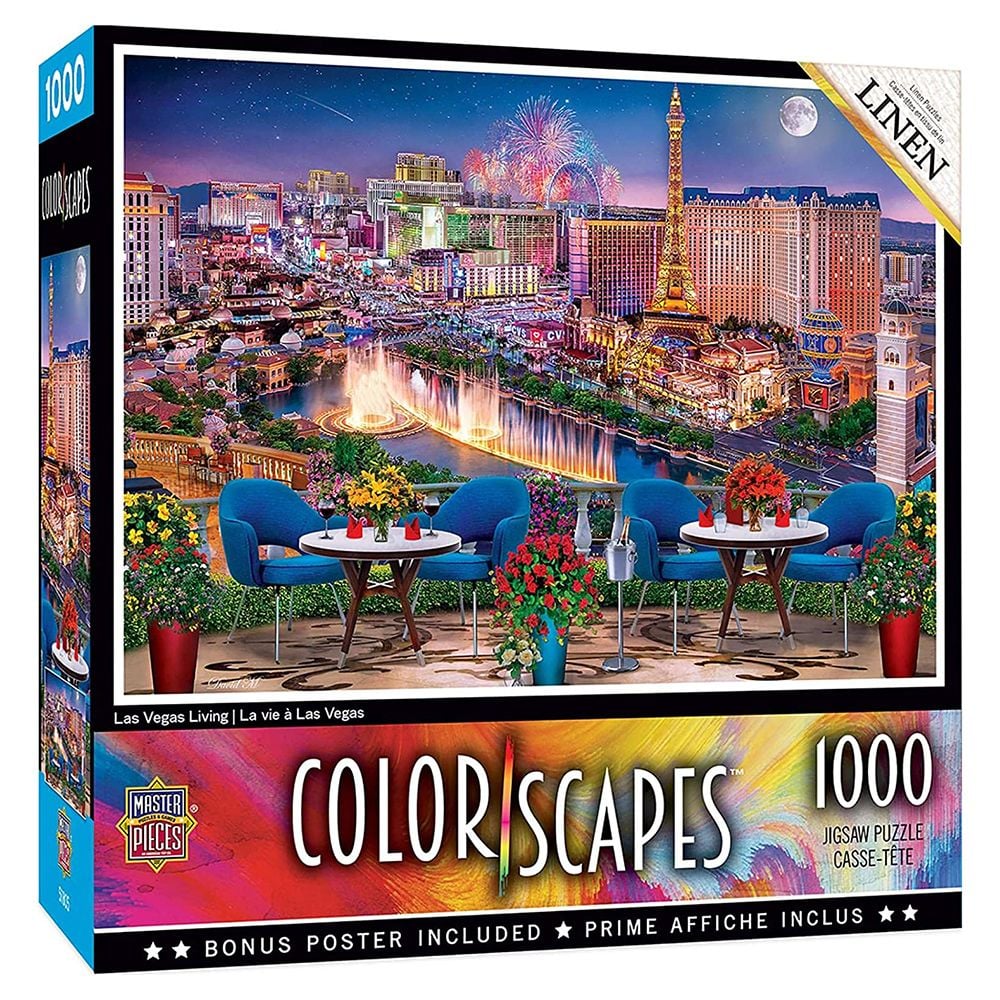 MasterPieces - Colorscapes Las Vegas Living 1000 Piece Jigsaw - Good Games