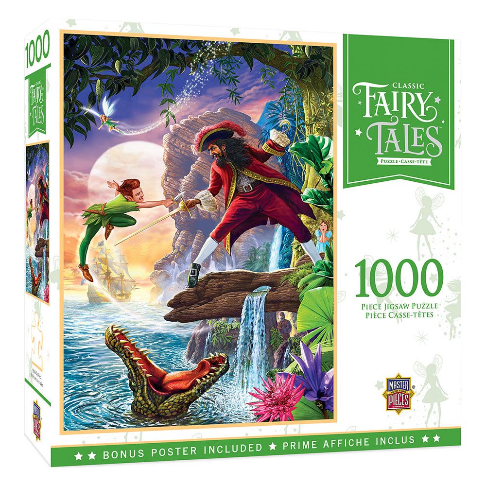 MasterPieces - Classic Fairy Tales Peter Pan 1000 Pieces - Good Games
