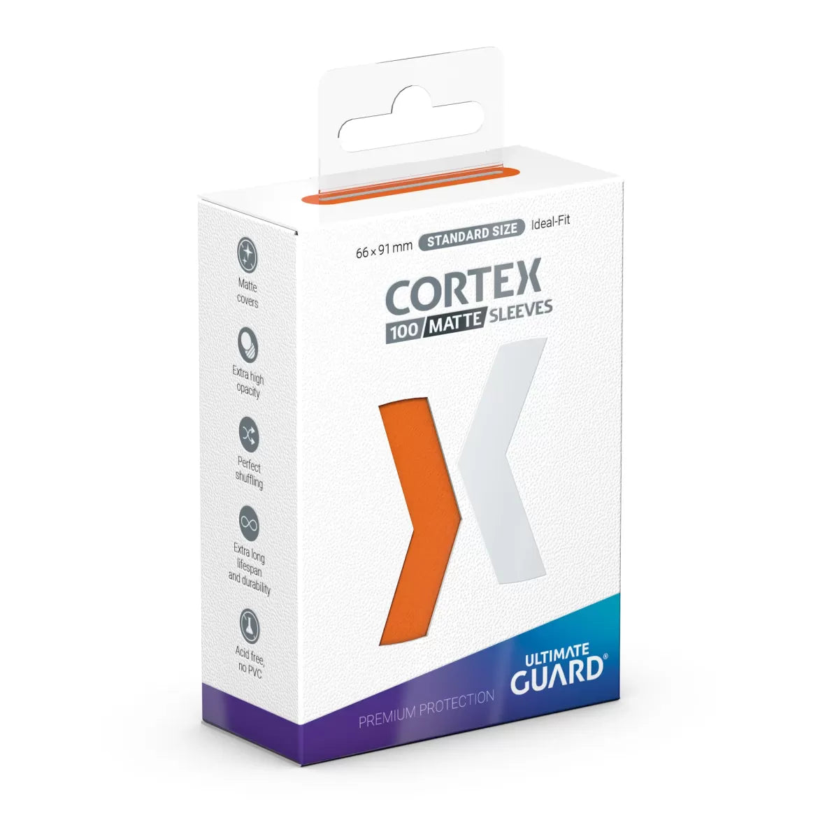 Ultimate Guard Cortex Sleeves Matte Orange (100)