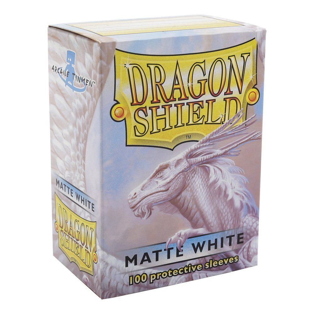 Dragon Shield - Standard Matte Sleeves (100) - White