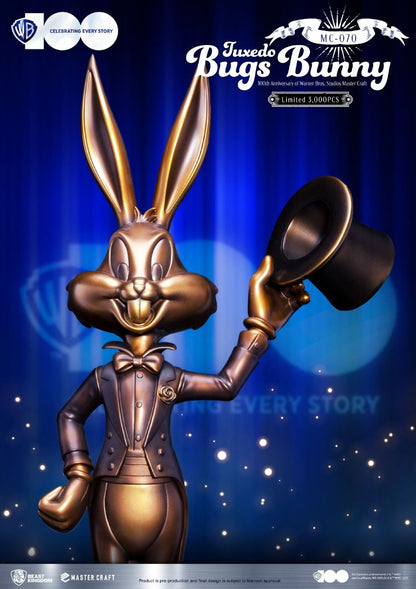 MC-070 Tuxedo Bugs Bunny limited edition statue 100th Anniversary Warner Bros Studios Master Craft bronze-colored