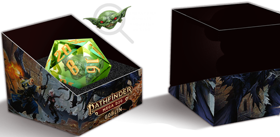 Metallic Dice Games Pathfinder 55mm Goblin Mammoth d20 Dice - Good Games