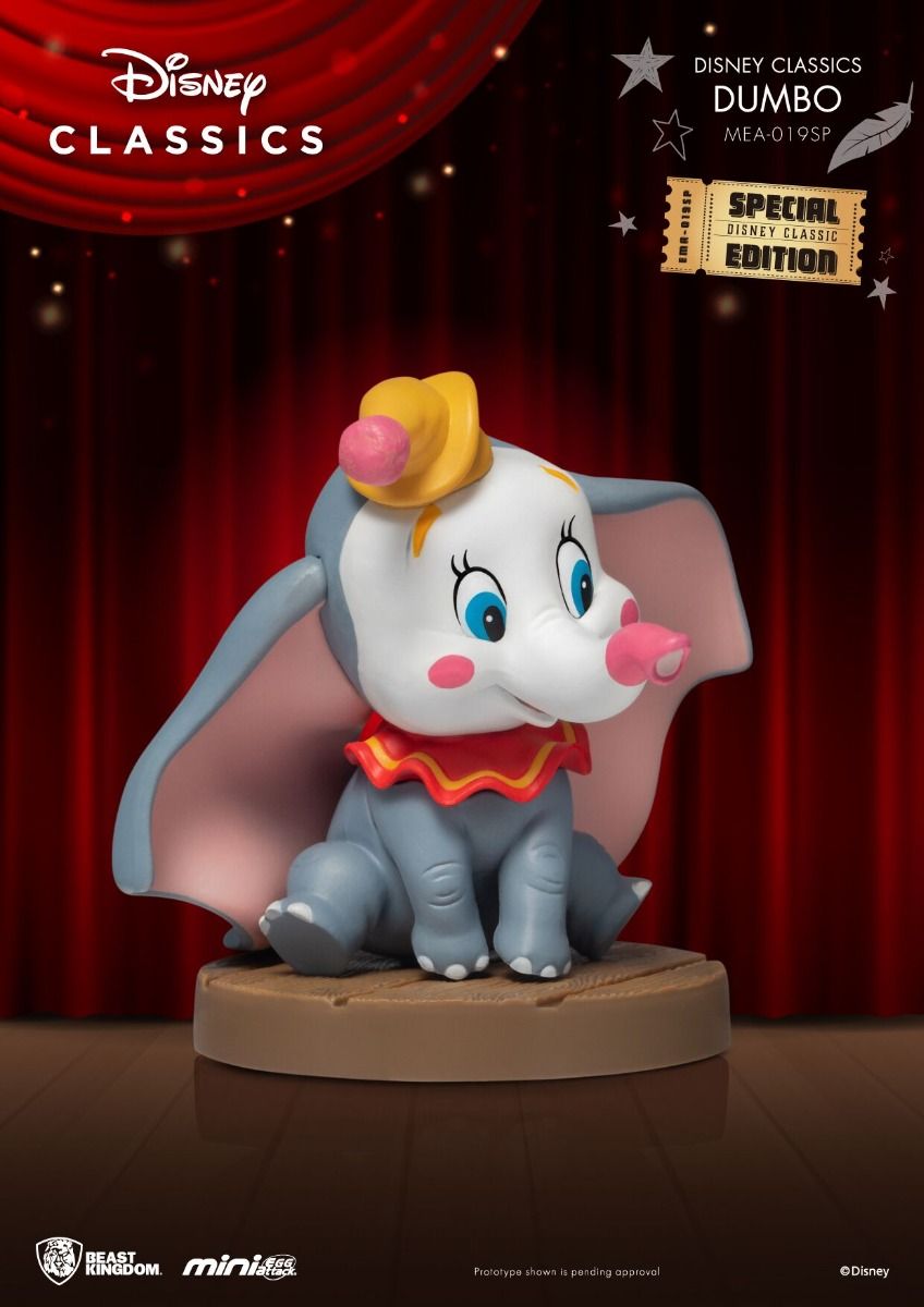 Disney Classics Dumbo collectible figure in a festive setting