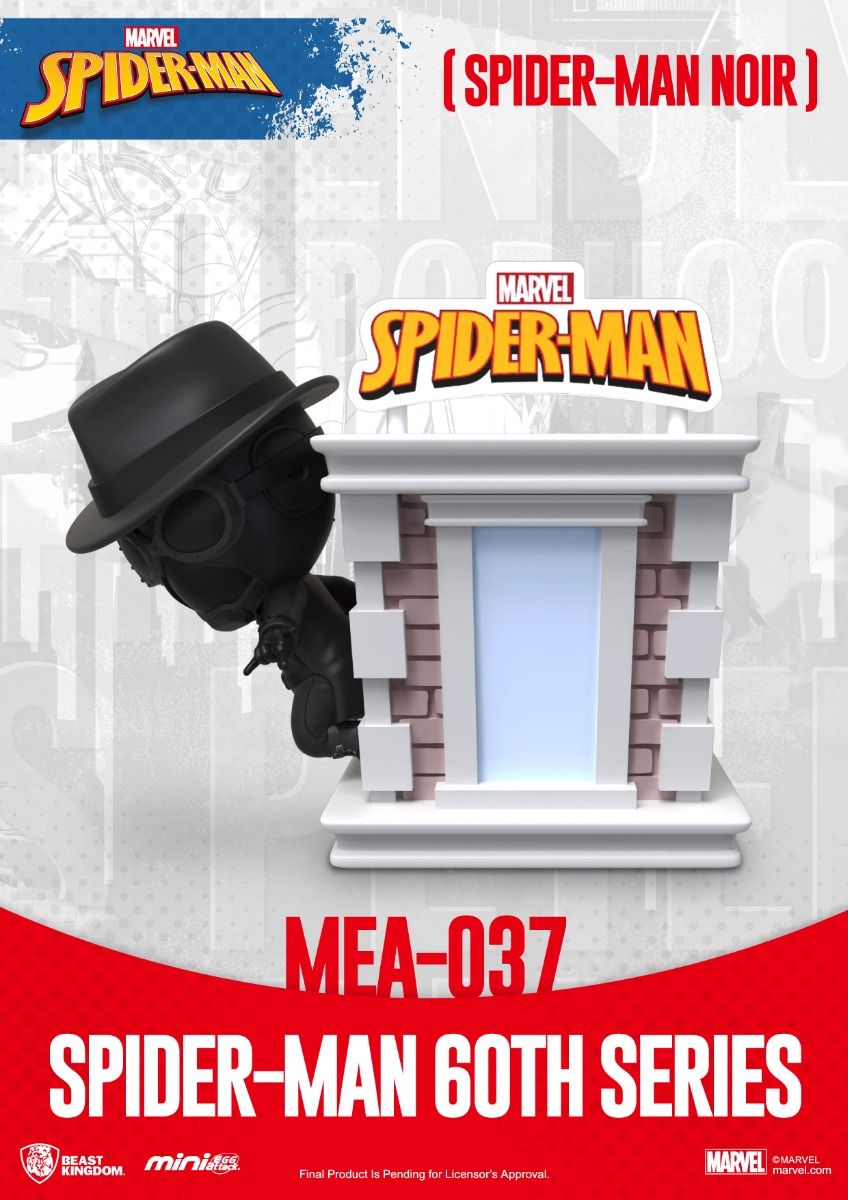 Marvel Spider-Man Noir MEA-037 figurine by Beast Kingdom from the Spider-Man 60th Series