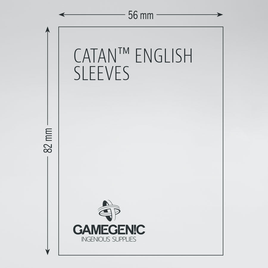 Gamegenic Matte Board Game Sleeves - Size Code GRAY - Standard Size
