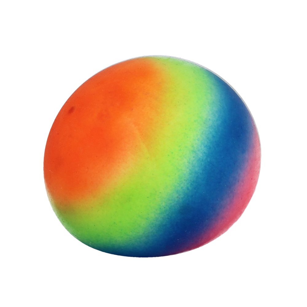 Large Rainbow Squish Ball 11cm
