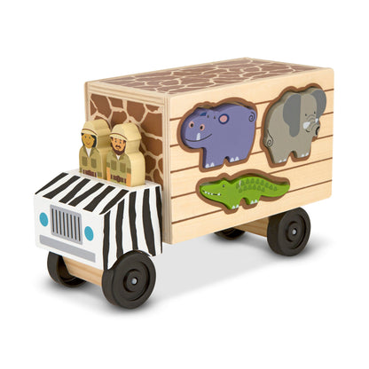 Melissa & Doug - Animal Rescue Shape Sorting Truck