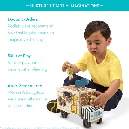 Melissa & Doug - Animal Rescue Shape Sorting Truck