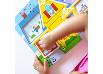 Melissa & Doug - Around the House Sound Puzzle 8 Pieces